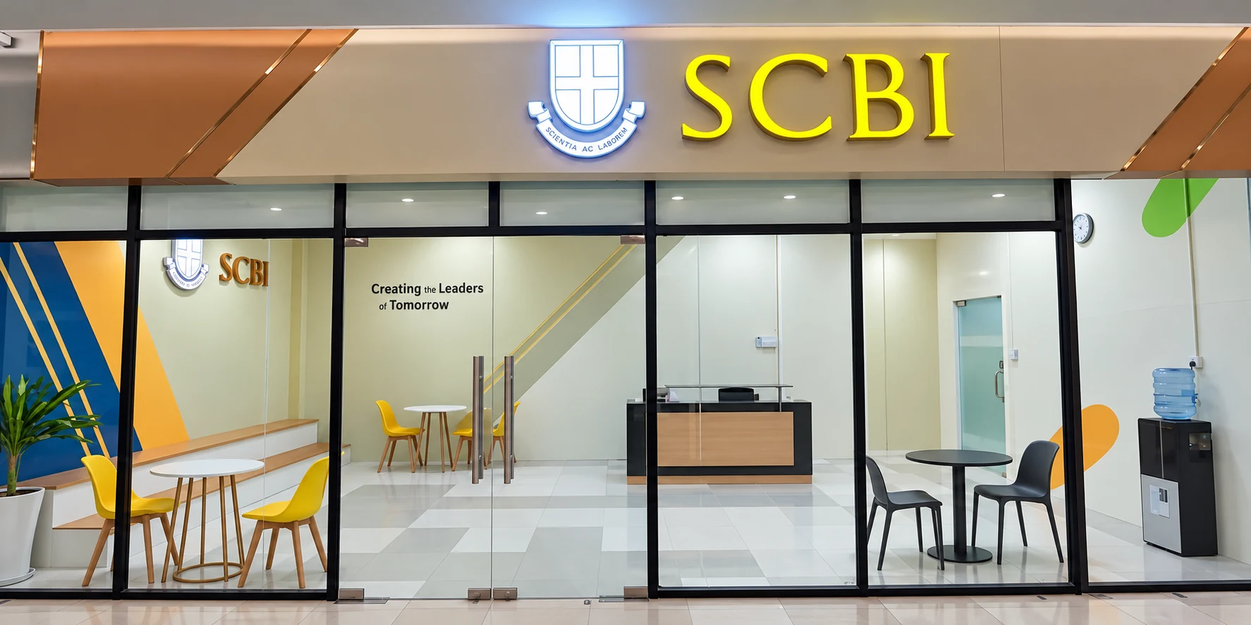 SCBI entrance and reception area